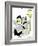 Hazel Cartoon-Ted Key-Framed Giclee Print