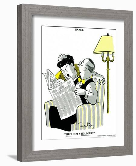 Hazel Cartoon-Ted Key-Framed Giclee Print