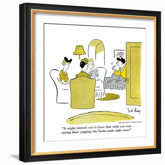 Hazel Cartoon-Ted Key-Framed Giclee Print