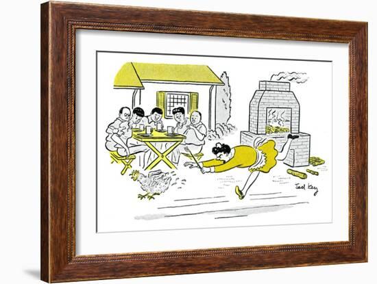 Hazel Cartoon-Ted Key-Framed Giclee Print