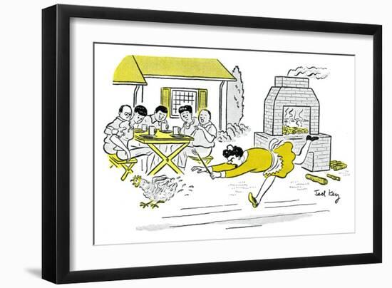 Hazel Cartoon-Ted Key-Framed Giclee Print