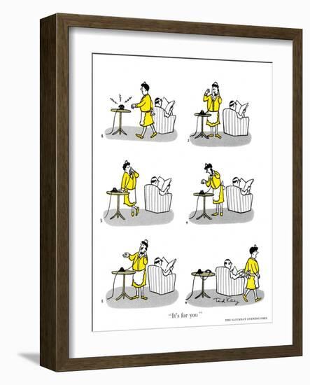 Hazel Cartoon-Ted Key-Framed Giclee Print