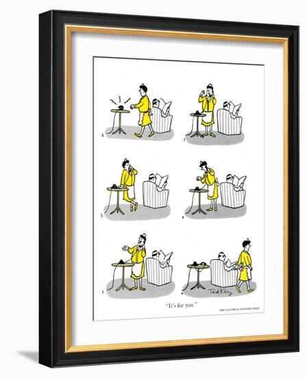 Hazel Cartoon-Ted Key-Framed Giclee Print