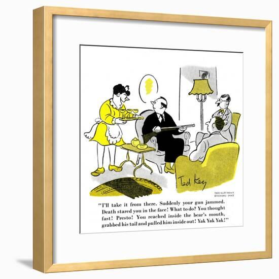 Hazel Cartoon-Ted Key-Framed Giclee Print