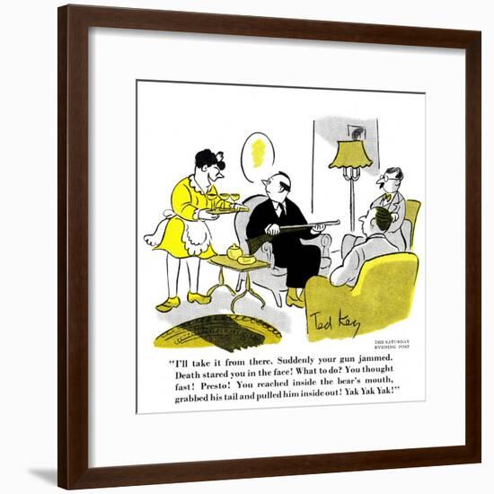 Hazel Cartoon-Ted Key-Framed Giclee Print