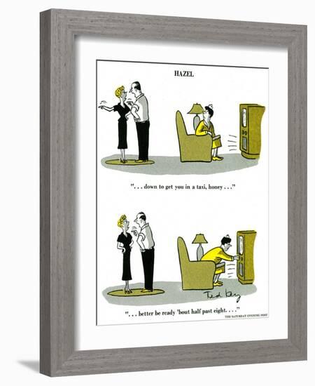 Hazel Cartoon-Ted Key-Framed Giclee Print