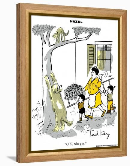 Hazel Cartoon-Ted Key-Framed Premier Image Canvas