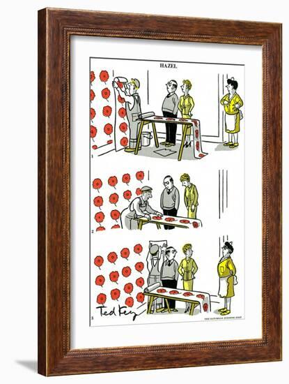 Hazel Cartoon-Ted Key-Framed Giclee Print