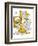 Hazel Cartoon-Ted Key-Framed Giclee Print