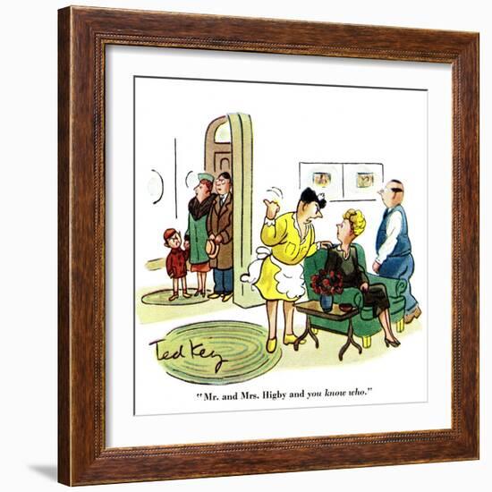 Hazel Cartoon-Ted Key-Framed Giclee Print