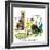 Hazel Cartoon-Ted Key-Framed Giclee Print