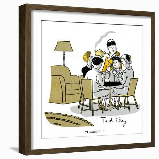 Hazel Cartoon-Ted Key-Framed Giclee Print