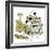 Hazel Cartoon-Ted Key-Framed Giclee Print