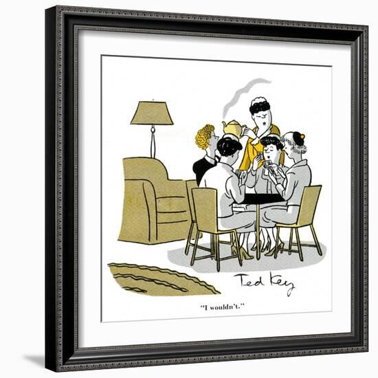 Hazel Cartoon-Ted Key-Framed Giclee Print