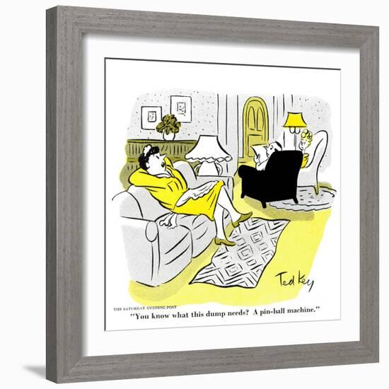 Hazel Cartoon-Ted Key-Framed Giclee Print