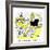 Hazel Cartoon-Ted Key-Framed Giclee Print