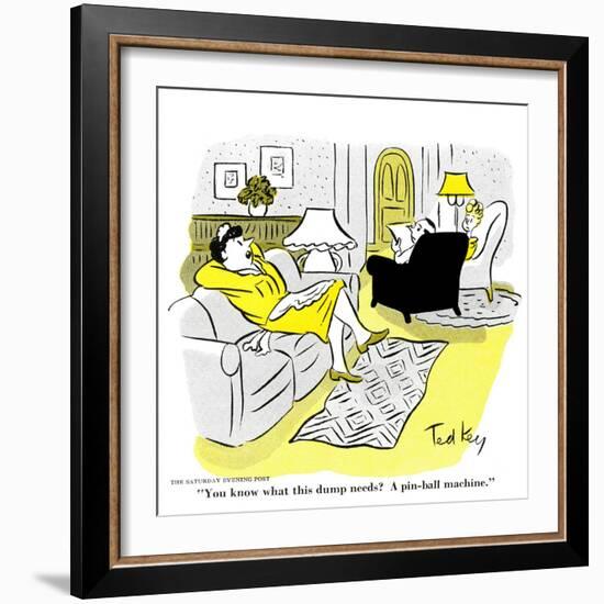 Hazel Cartoon-Ted Key-Framed Giclee Print