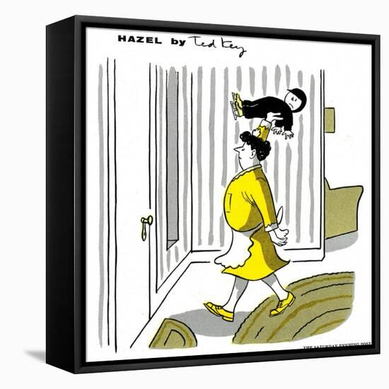 Hazel Cartoon-Ted Key-Framed Premier Image Canvas