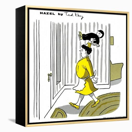 Hazel Cartoon-Ted Key-Framed Premier Image Canvas