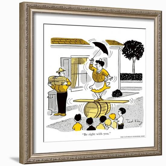 Hazel Cartoon-Ted Key-Framed Giclee Print