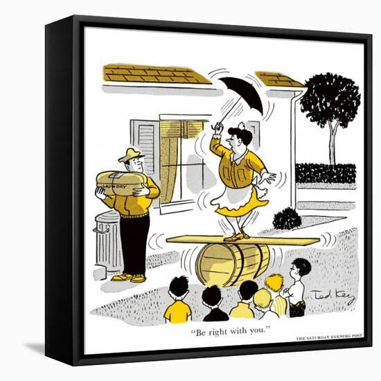 Hazel Cartoon-Ted Key-Framed Premier Image Canvas