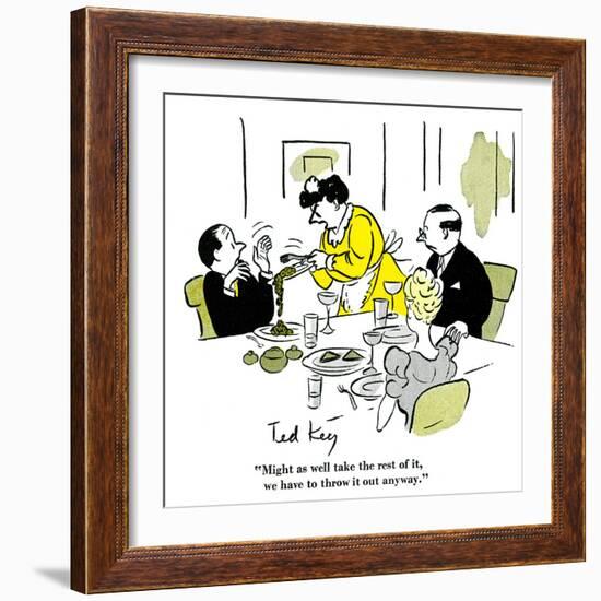 Hazel Cartoon-Ted Key-Framed Giclee Print