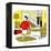 Hazel Cartoon-Ted Key-Framed Premier Image Canvas