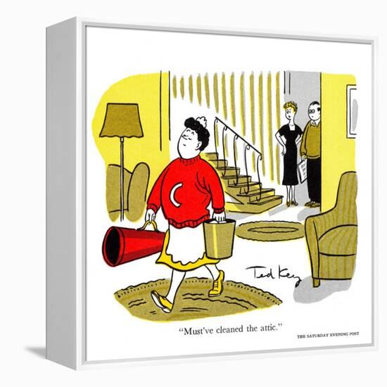 Hazel Cartoon-Ted Key-Framed Premier Image Canvas