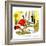 Hazel Cartoon-Ted Key-Framed Giclee Print