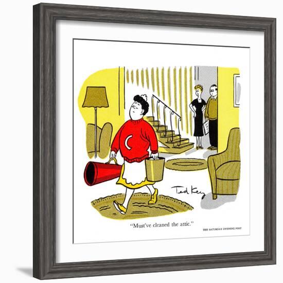 Hazel Cartoon-Ted Key-Framed Giclee Print