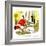 Hazel Cartoon-Ted Key-Framed Giclee Print