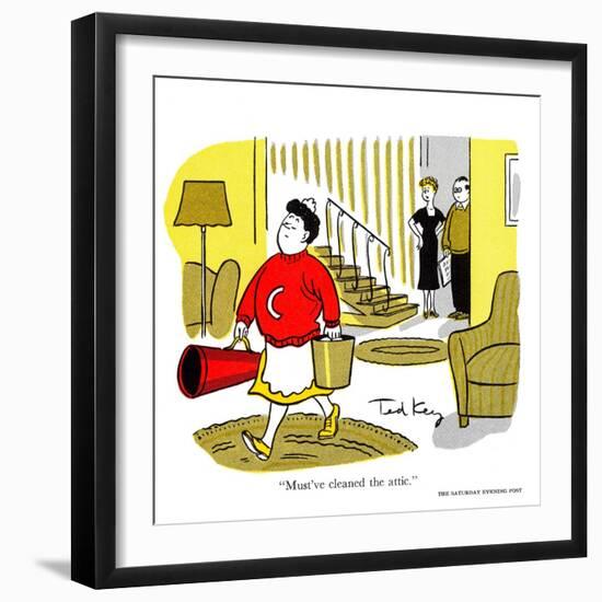 Hazel Cartoon-Ted Key-Framed Giclee Print