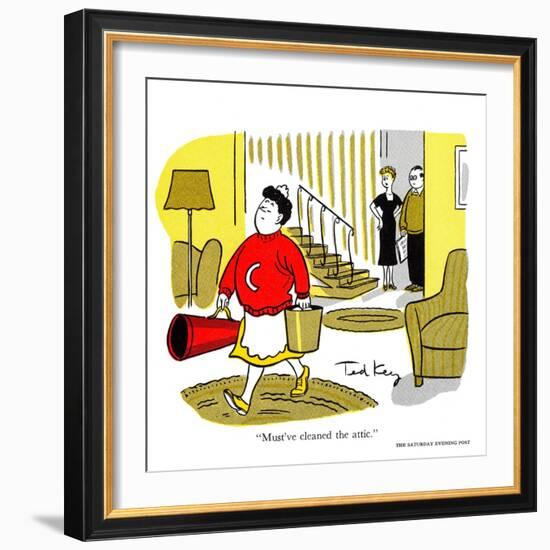 Hazel Cartoon-Ted Key-Framed Giclee Print