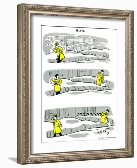 Hazel Cartoon-Ted Key-Framed Giclee Print