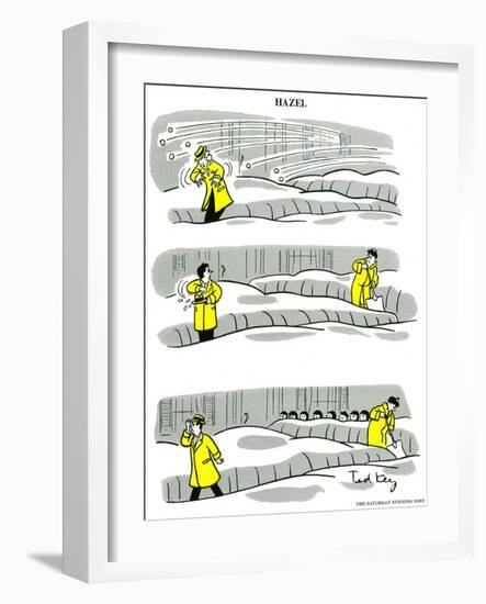 Hazel Cartoon-Ted Key-Framed Giclee Print