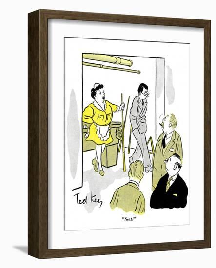 Hazel Cartoon-Ted Key-Framed Giclee Print