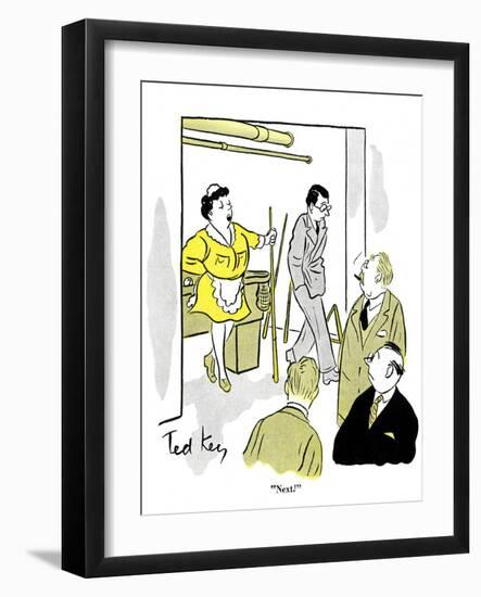 Hazel Cartoon-Ted Key-Framed Giclee Print