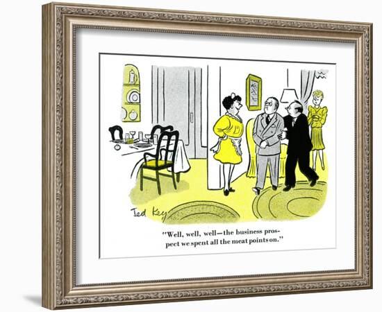 Hazel Cartoon-Ted Key-Framed Giclee Print