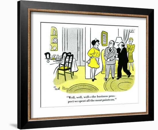 Hazel Cartoon-Ted Key-Framed Giclee Print