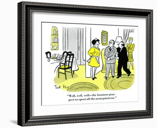 Hazel Cartoon-Ted Key-Framed Giclee Print