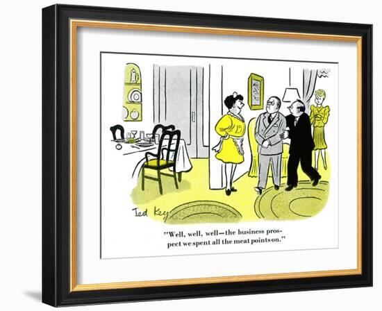 Hazel Cartoon-Ted Key-Framed Giclee Print