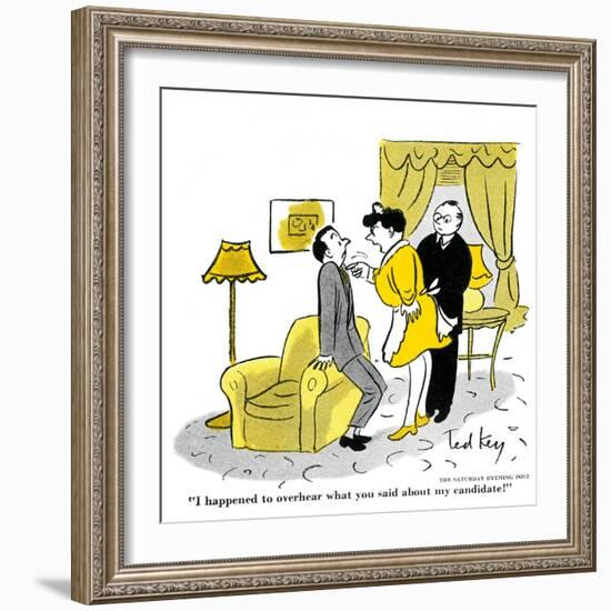 Hazel Cartoon-Ted Key-Framed Giclee Print