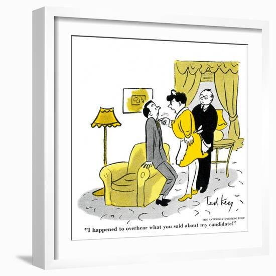 Hazel Cartoon-Ted Key-Framed Giclee Print