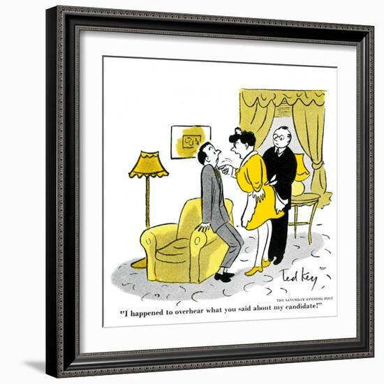 Hazel Cartoon-Ted Key-Framed Giclee Print