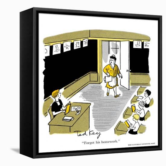 Hazel Cartoon-Ted Key-Framed Premier Image Canvas