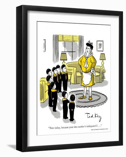 Hazel Cartoon-Ted Key-Framed Giclee Print