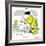 Hazel Cartoon-Ted Key-Framed Giclee Print