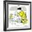 Hazel Cartoon-Ted Key-Framed Giclee Print