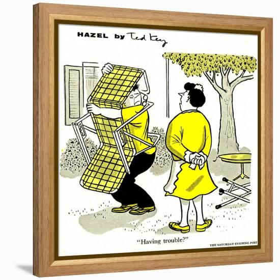 Hazel Cartoon-Ted Key-Framed Premier Image Canvas