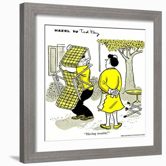 Hazel Cartoon-Ted Key-Framed Giclee Print